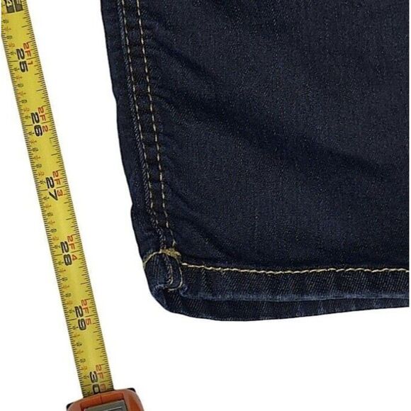 Y2k Vintage Jordache Womens 10 Jeans Embroidered Dark Wash Straight Skinny - Picture 9 of 11